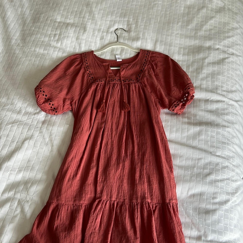 Flowy bohemian style dress
